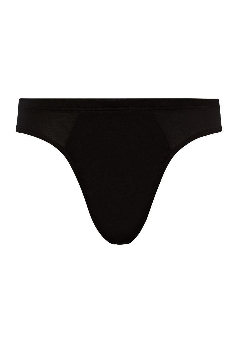 Hanro Basic Cotton Sporty Cotton Sporty Briefs (073501) Black