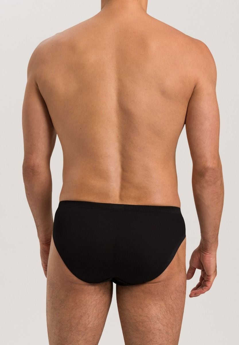 Hanro Basic Cotton Sporty Cotton Sporty Briefs (073501) Black