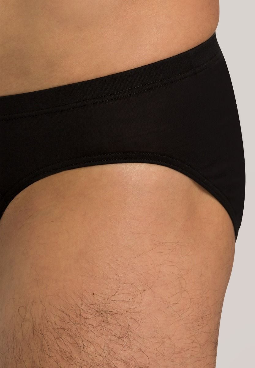 Hanro Basic Cotton Sporty Cotton Sporty Briefs (073501) Black