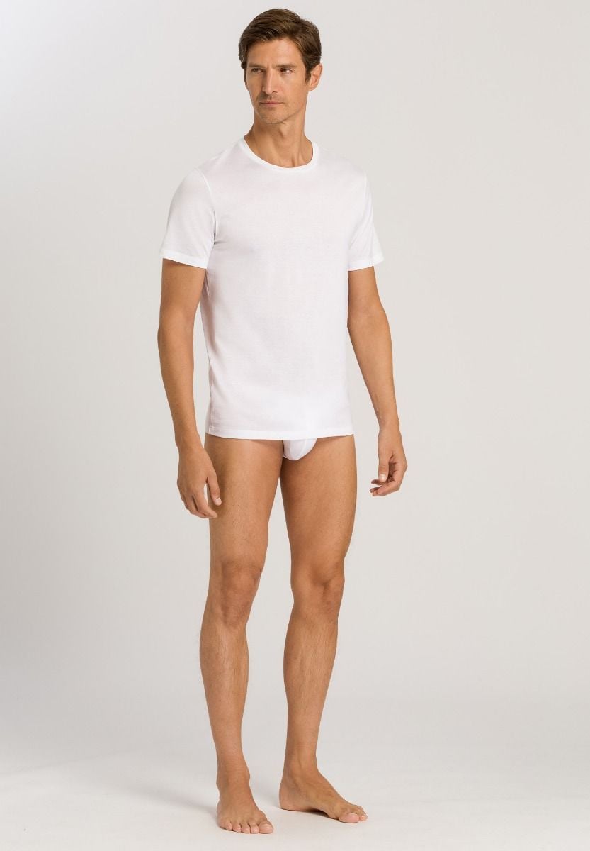 Hanro Basic Cotton Sporty Cotton Sporty Mini Briefs (073502) White