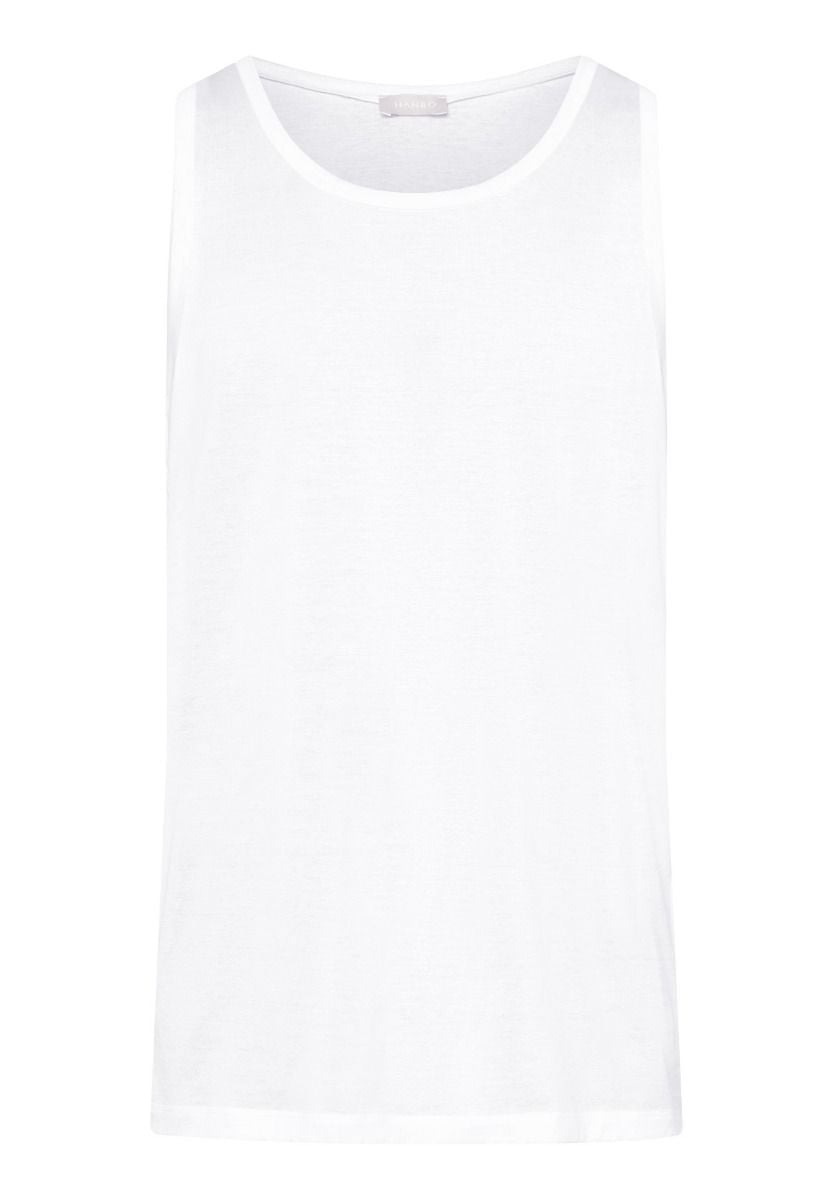 Hanro Basic Cotton Sporty Cotton Sporty Tank Top (073509) White