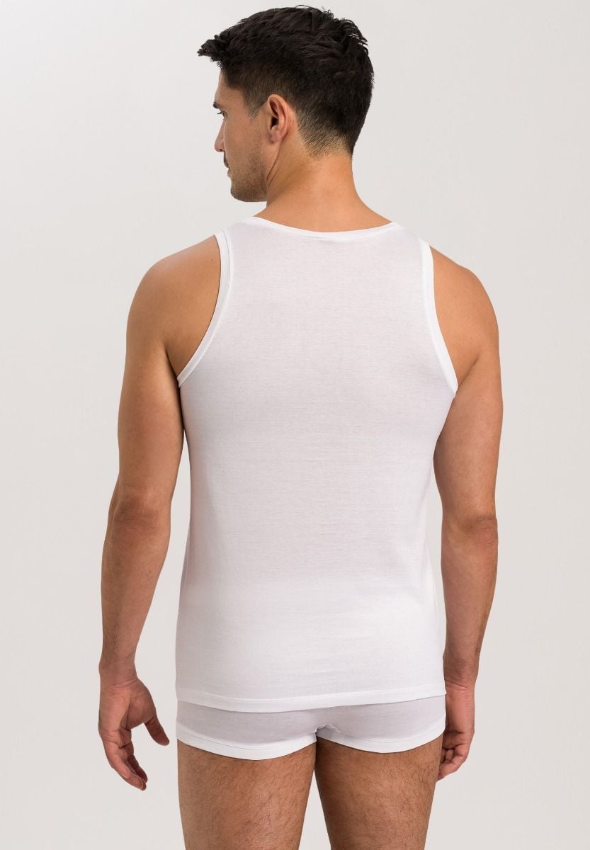 Hanro Basic Cotton Sporty Cotton Sporty Tank Top (073509) White