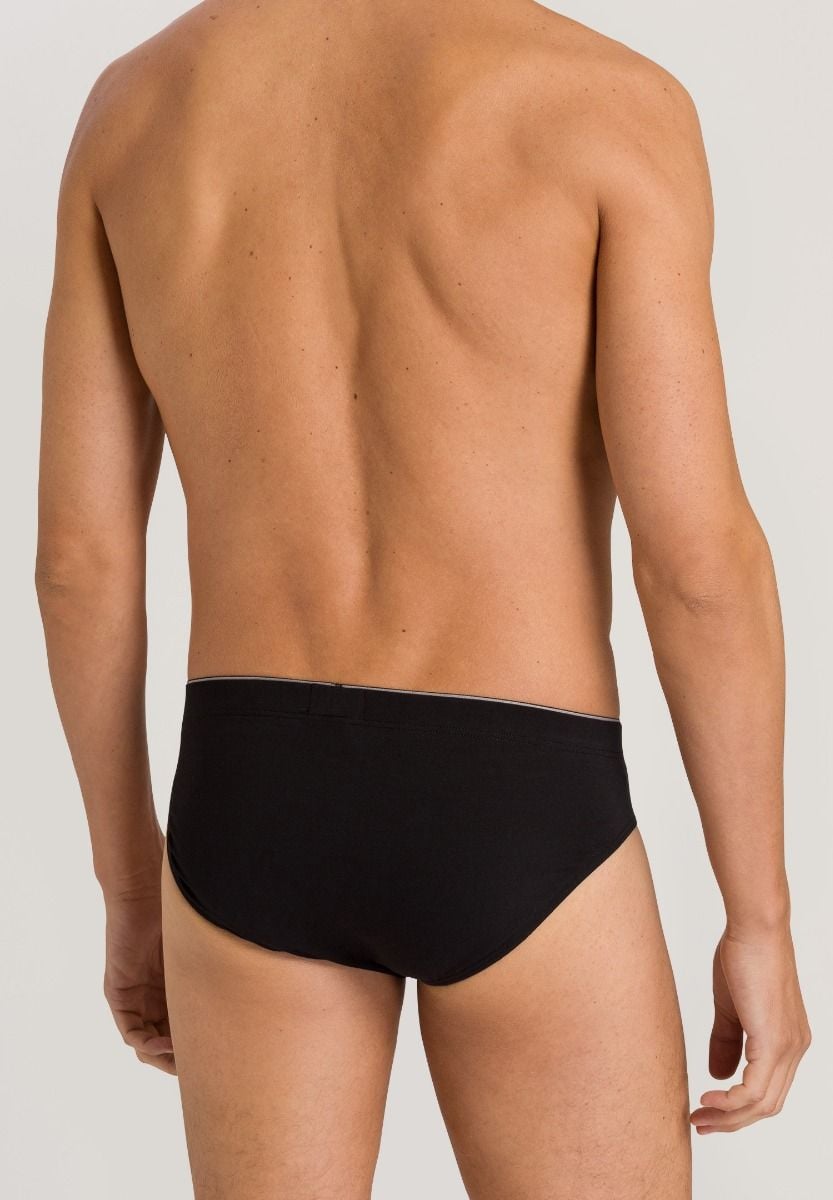 Hanro Basic Cotton Superior Cotton Superior Briefs (073085) Black