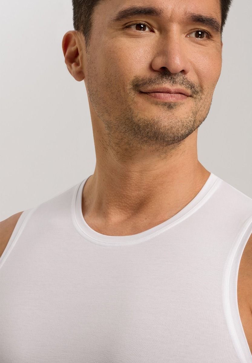 Hanro Basic Cotton Superior Cotton Superior Tank Top (073098) White