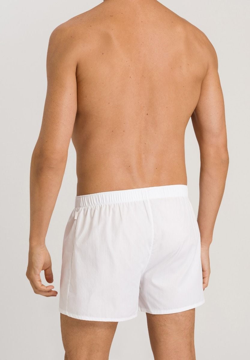 Hanro Basic Fancy Woven Fancy Woven Boxers (074013) White