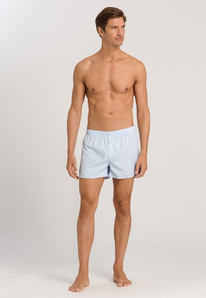 Hanro Basic Fancy Woven Fancy Woven Boxers (074013) Small Vichy Check