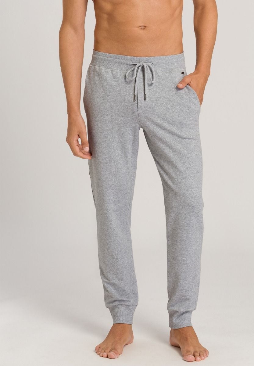 Hanro Basic Leisure Leisure Long Pants (075071) Grey Melange