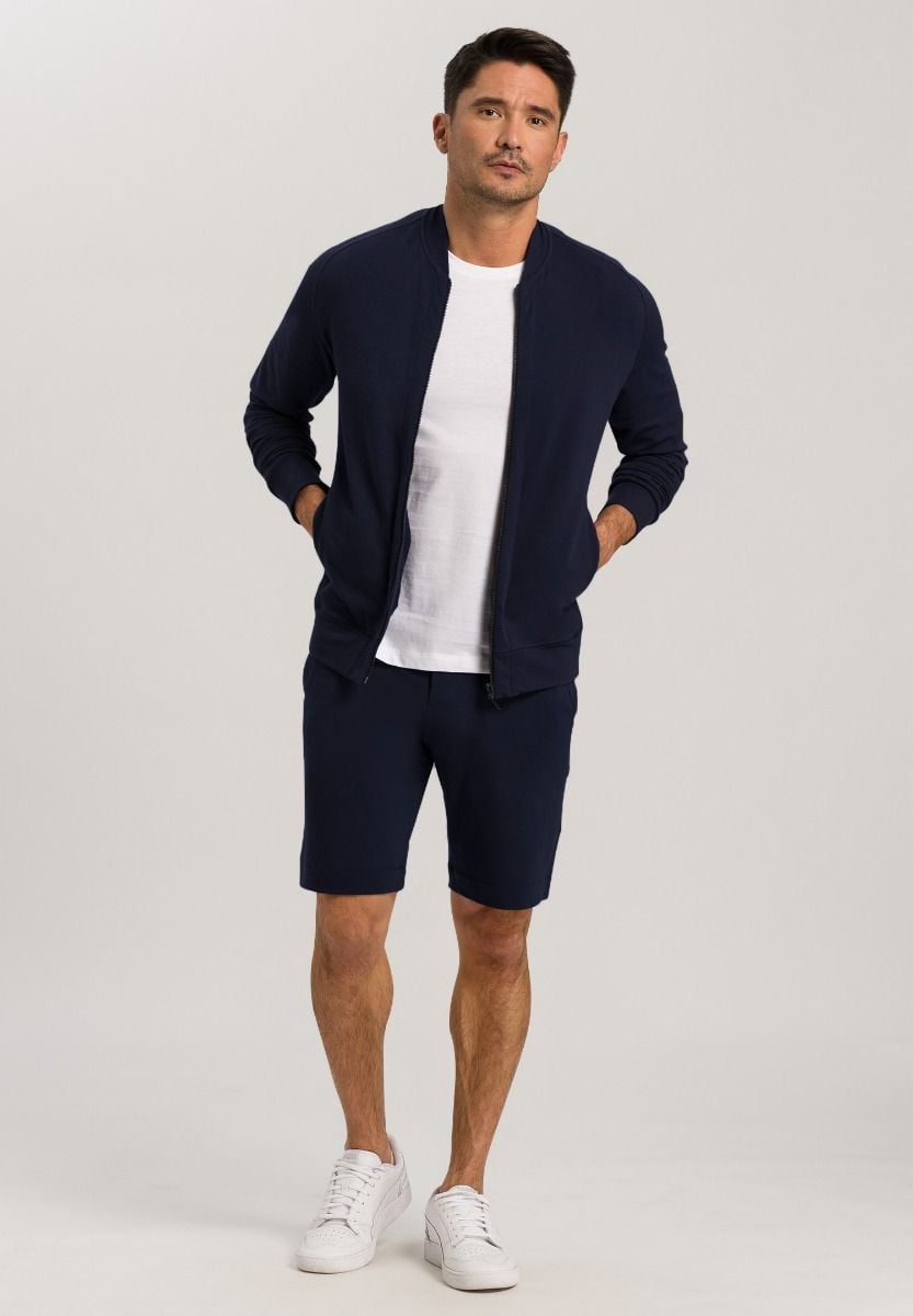 Hanro Basic Leisure Leisure Short Pants (075070) Black Iris