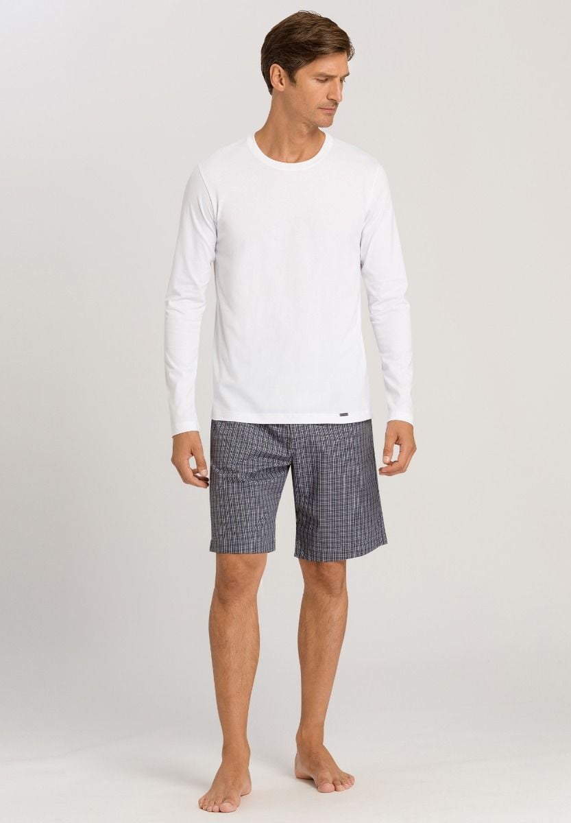 Hanro Basic Living Shirts Living Shirts L/Slv Shirt (075053) White