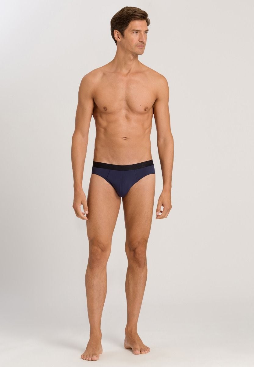 Hanro Basic Micro Touch Micro Touch Briefs (073106) Midnight Navy