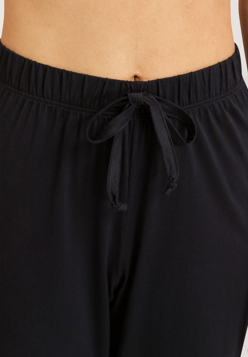 Hanro Basic Cotton Deluxe Cotton Deluxe Long Pants (077955) Black