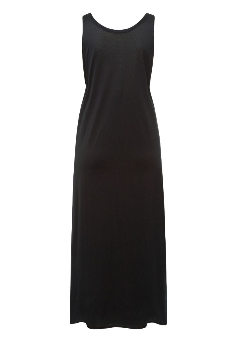 Hanro Basic Cotton Deluxe Cotton Deluxe Sleeveless Nightdress 130Cm (077951) Black