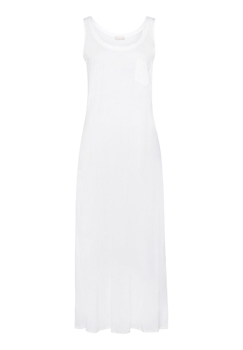 Hanro Basic Cotton Deluxe Cotton Deluxe Sleeveless Nightdress 130Cm (077951) White