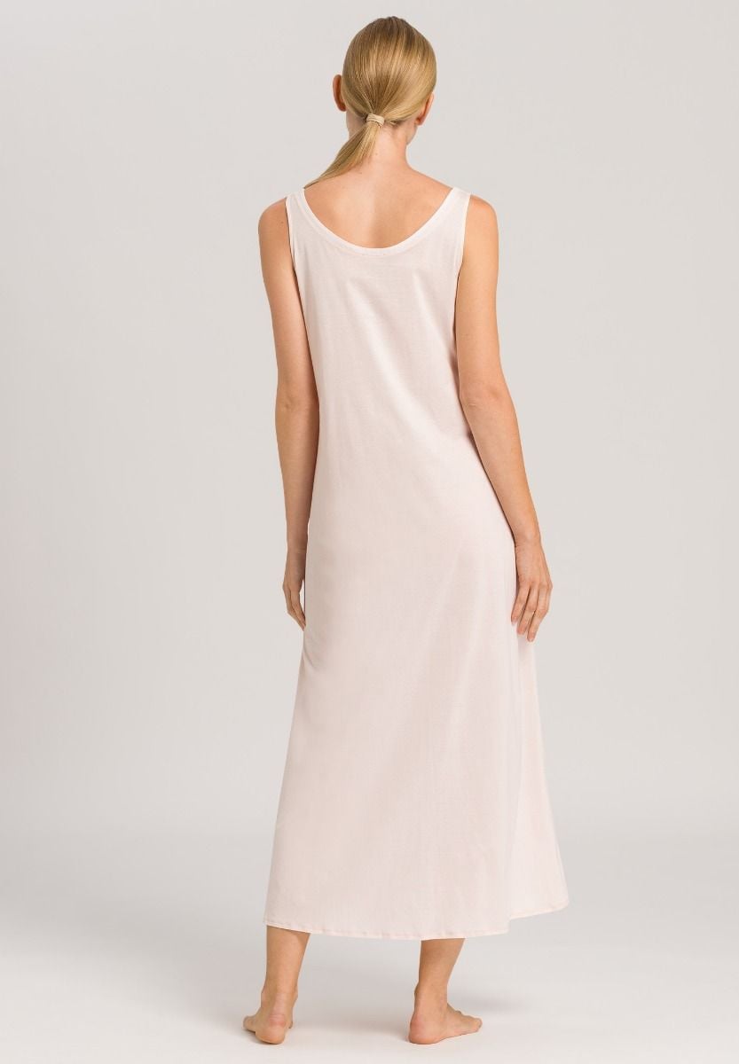 Hanro Basic Cotton Deluxe Cotton Deluxe Sleeveless Nightdress 130Cm (077951) Crystal Pink