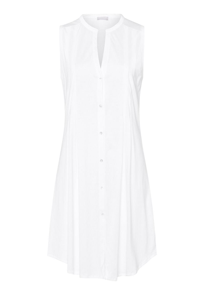 Hanro Basic Cotton Deluxe Cotton Deluxe Sleeveless Nightdress 90Cm (077952) White