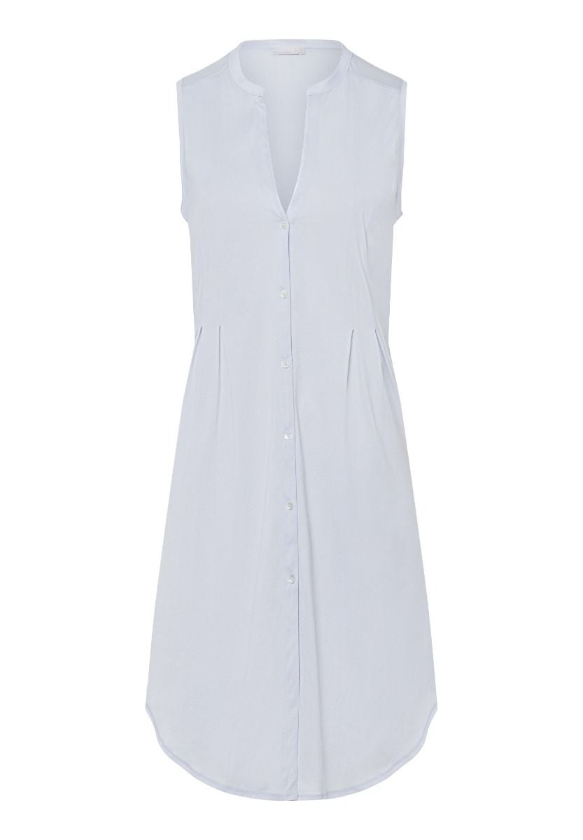 Hanro Basic Cotton Deluxe Cotton Deluxe Sleeveless Nightdress 90Cm (077952) Blue Glow