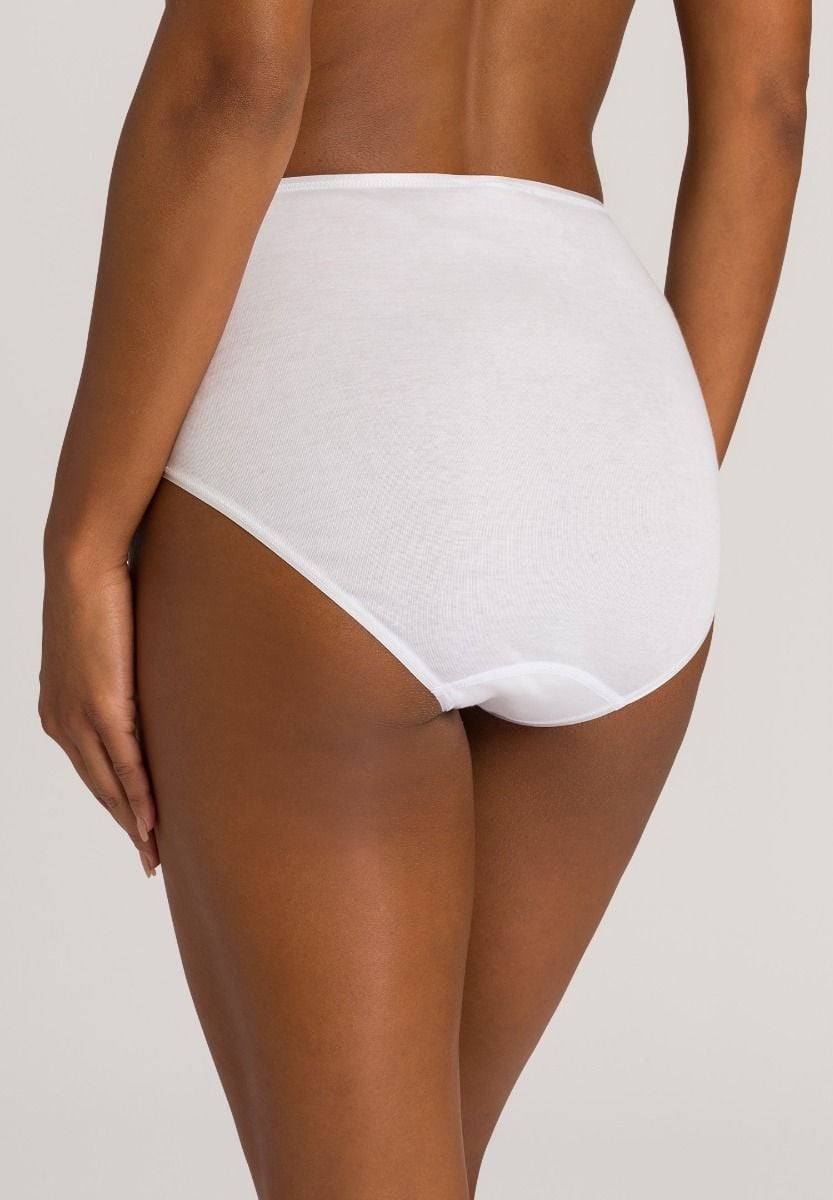 Hanro Basic Cotton Seamless Cotton Seamless Maxi Briefs (071625) White