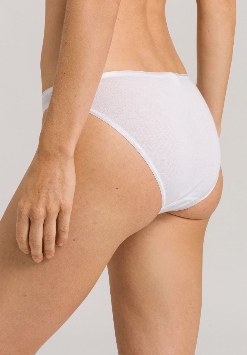 Hanro Basic Cotton Seamless Cotton Seamless Mini Briefs (071624) White