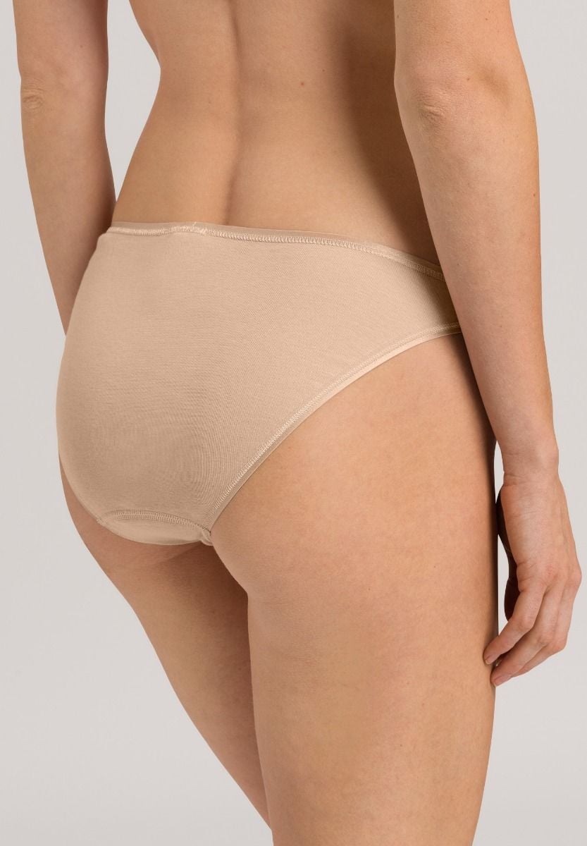 Hanro Basic Cotton Seamless Cotton Seamless Mini Briefs (071624) Beige