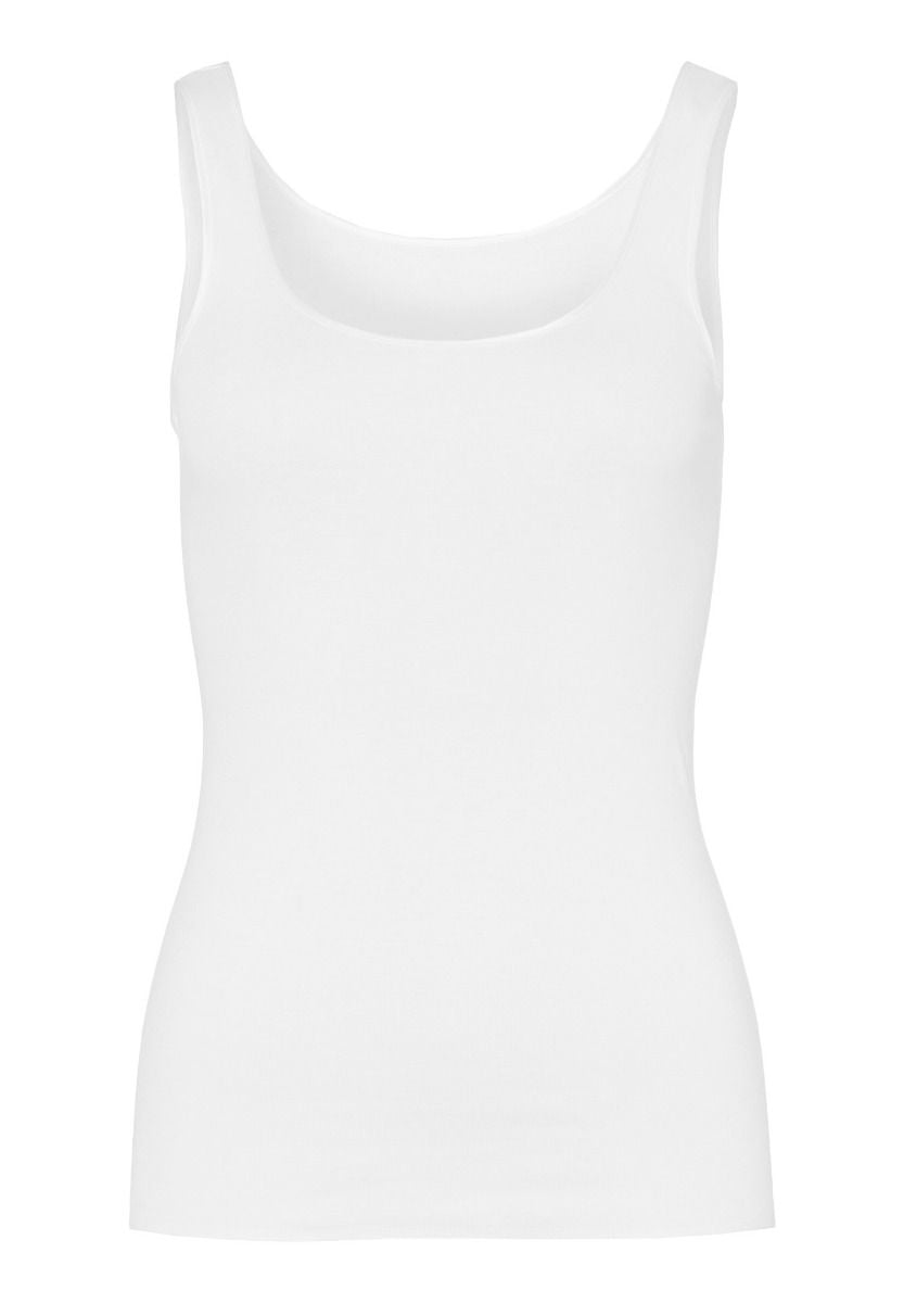 Hanro Basic Cotton Seamless Cotton Seamless Tank Top (071604) White