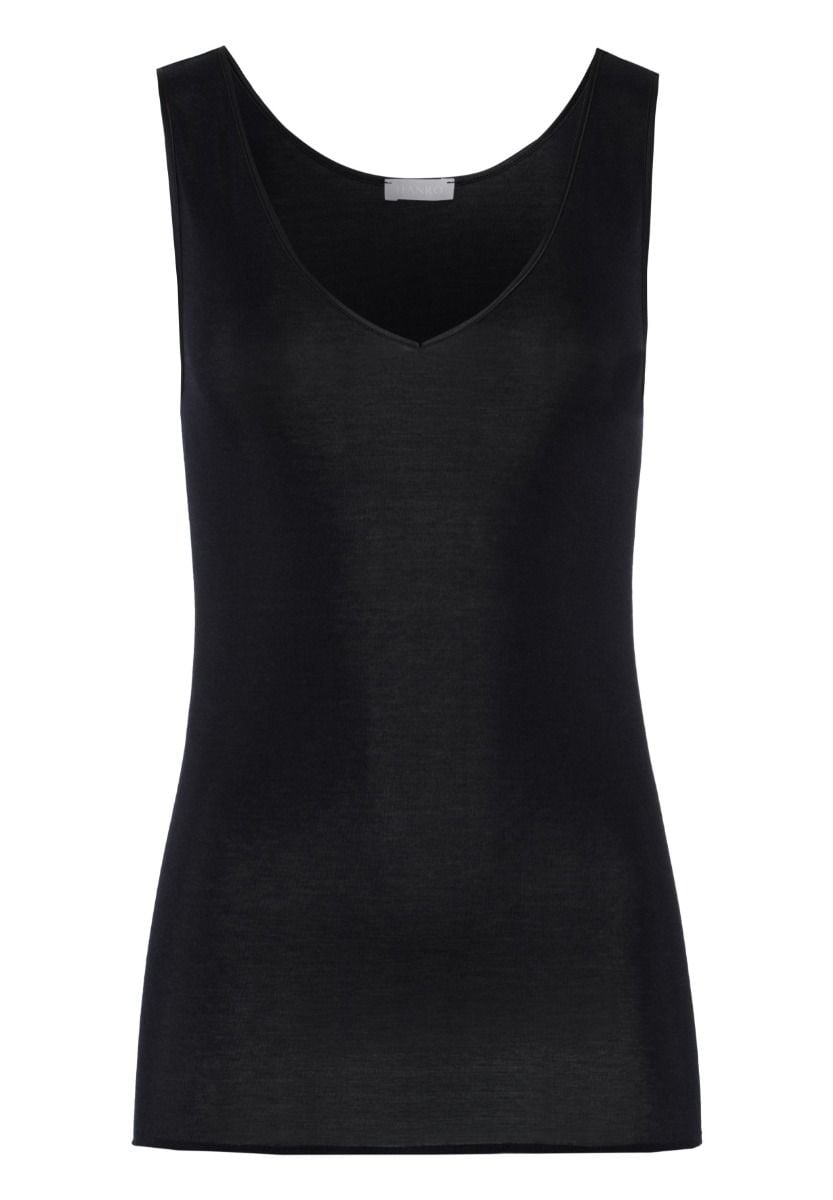 Hanro Basic Cotton Seamless Cotton Seamless Top (071602) Black