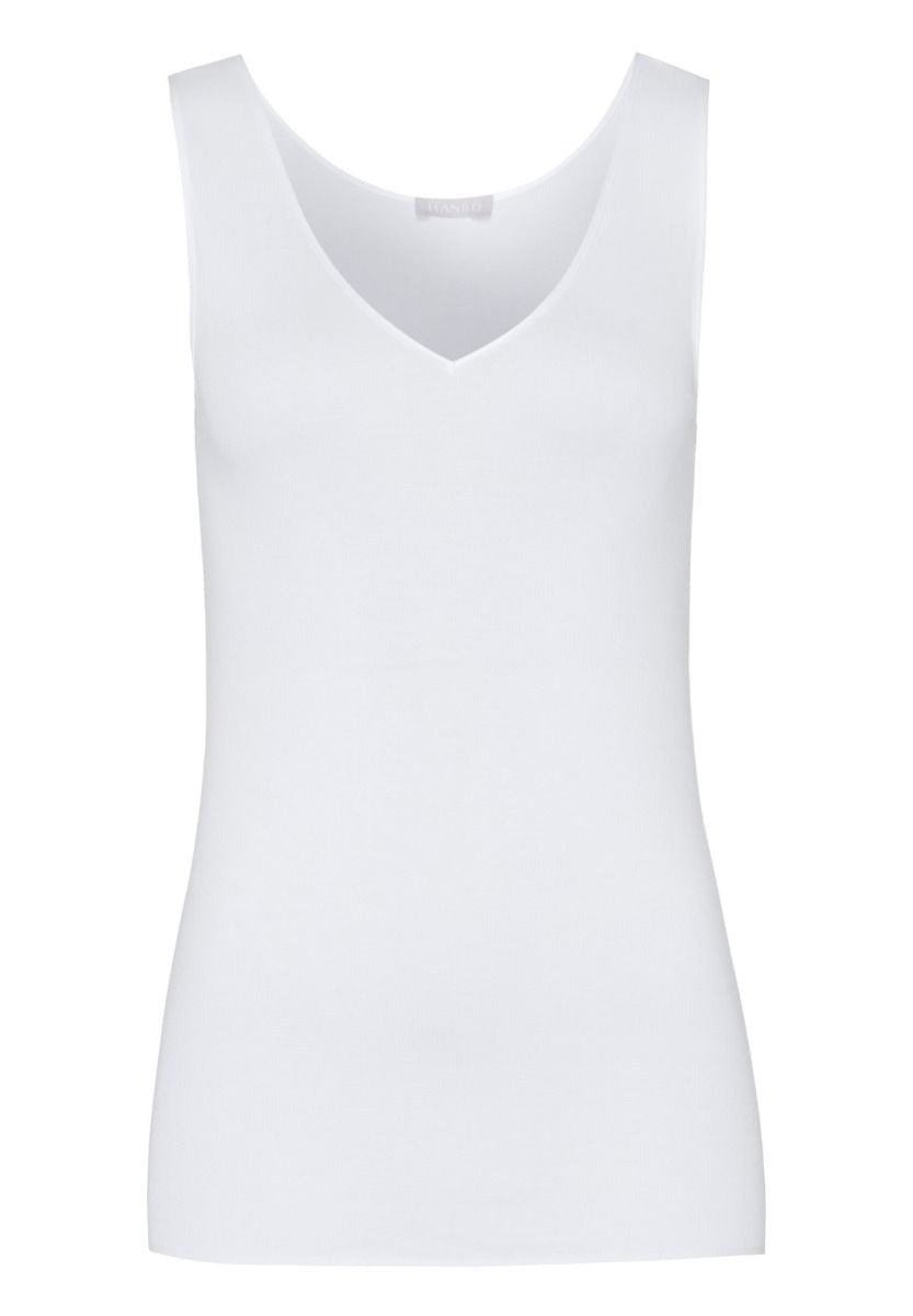 Hanro Basic Cotton Seamless Cotton Seamless Top (071602) White