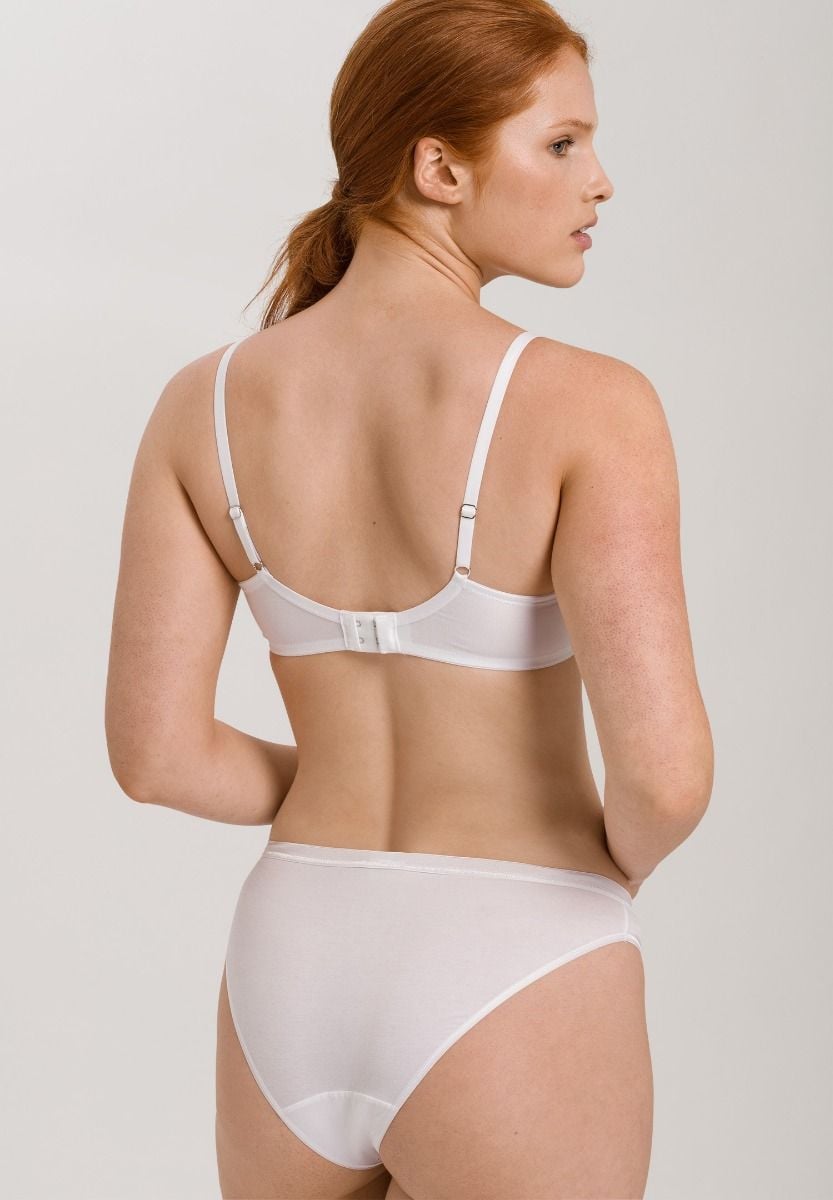 Hanro Basic Cotton Sensation Cotton Sensation T-Shirt Bra (071382) White