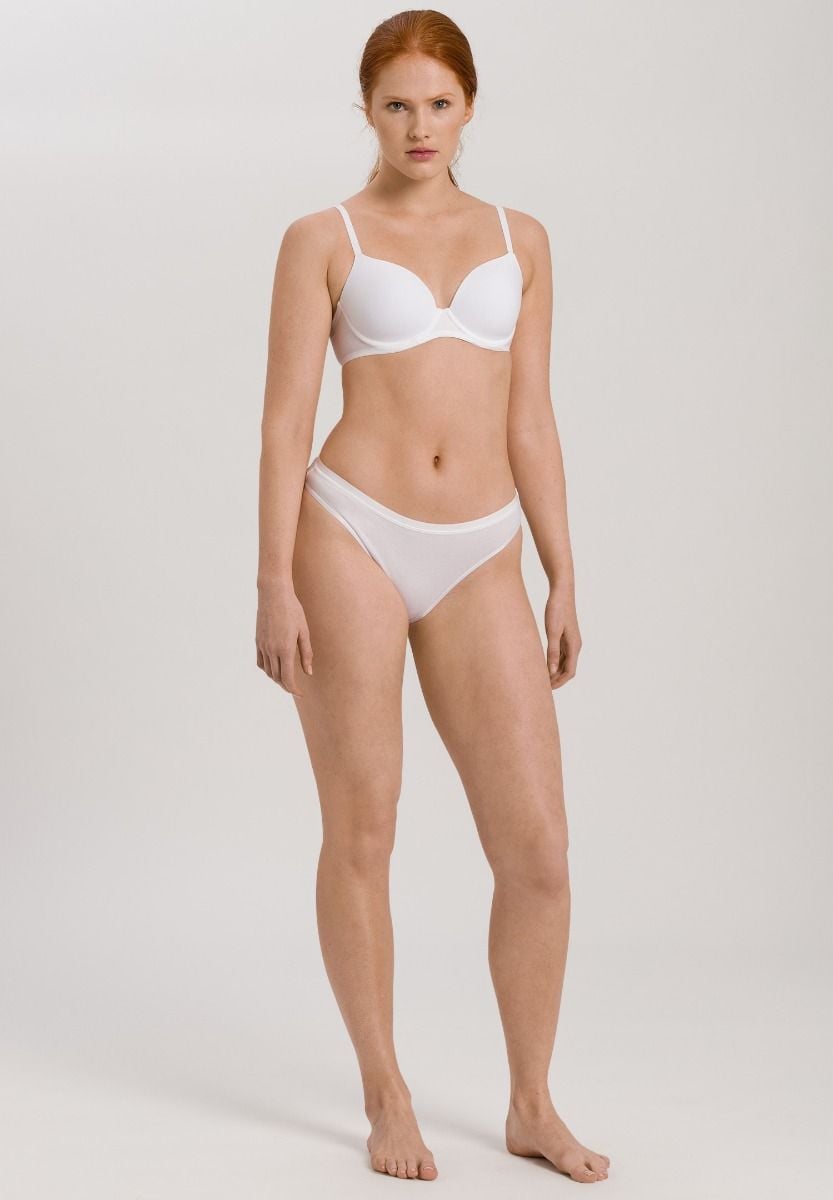 Hanro Basic Cotton Sensation Cotton Sensation T-Shirt Bra (071382) White