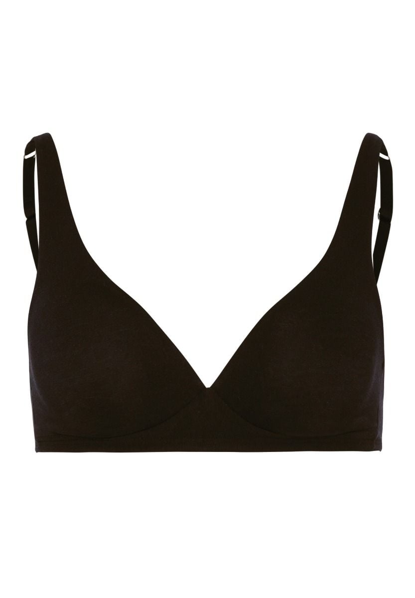 Hanro Basic Cotton Sensation Cotton Sensation Soft Cup Bra (071387) Black