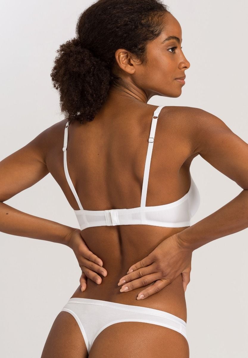 Hanro Basic Cotton Sensation Cotton Sensation Soft Cup Bra (071387) White