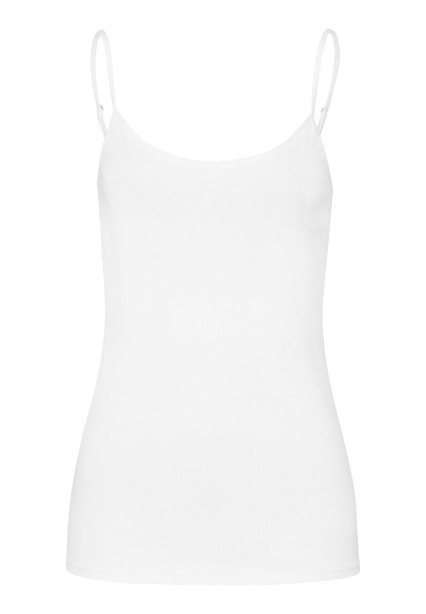 Hanro Basic Cotton Sensation Cotton Sensation Spaghetti Top (071412) White