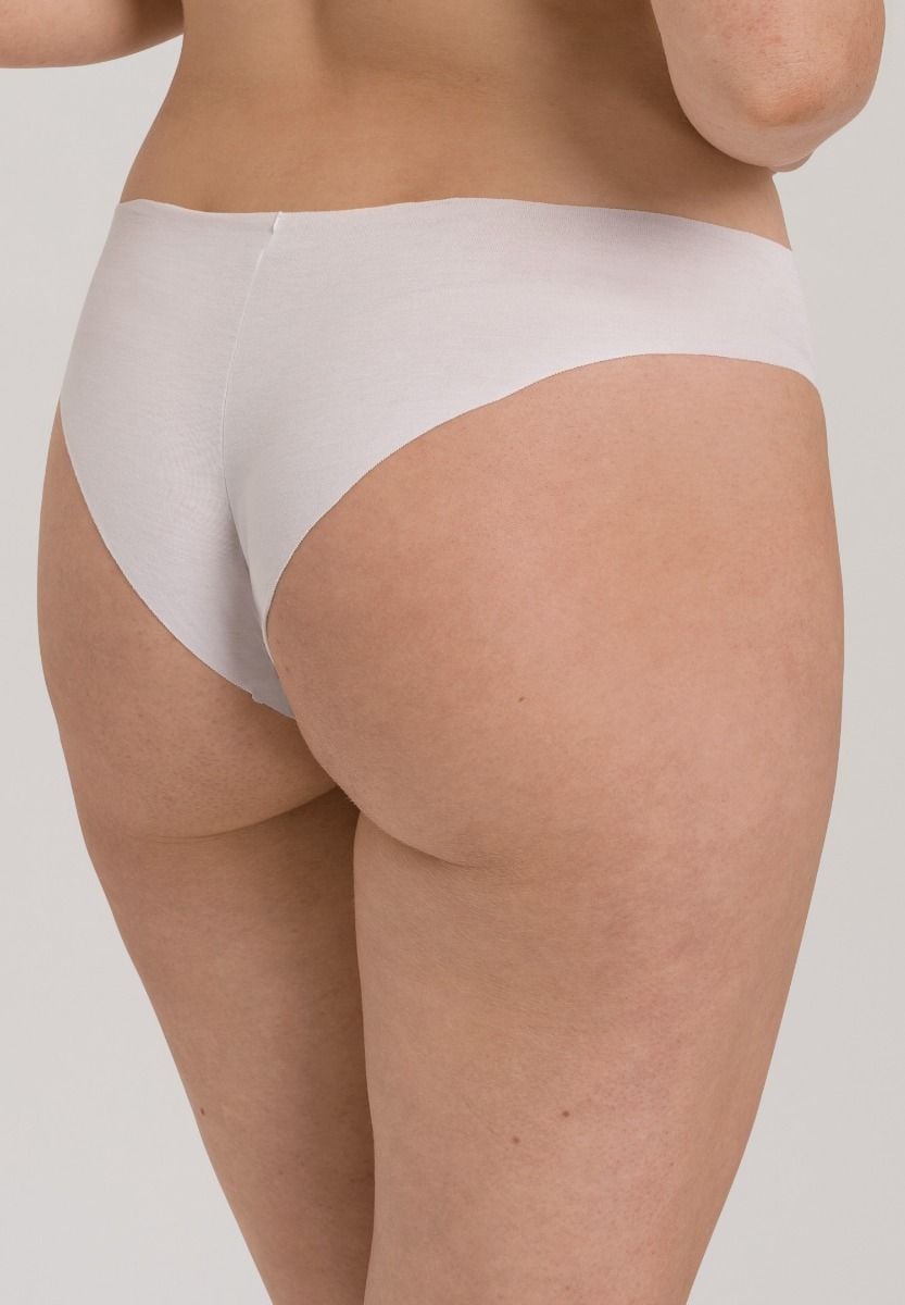 Hanro Basic Invisible Cotton Invisible Cotton Brazilian Panty (071226) White