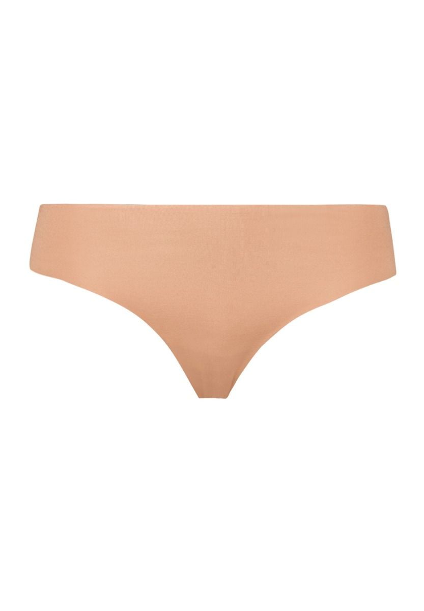 Hanro Basic Invisible Cotton Invisible Cotton Brazilian Panty (071226) Beige