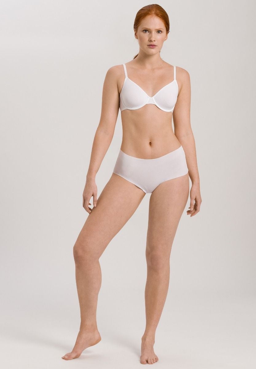 Hanro Basic Invisible Cotton Invisible Cotton Maxi Briefs (071228) White