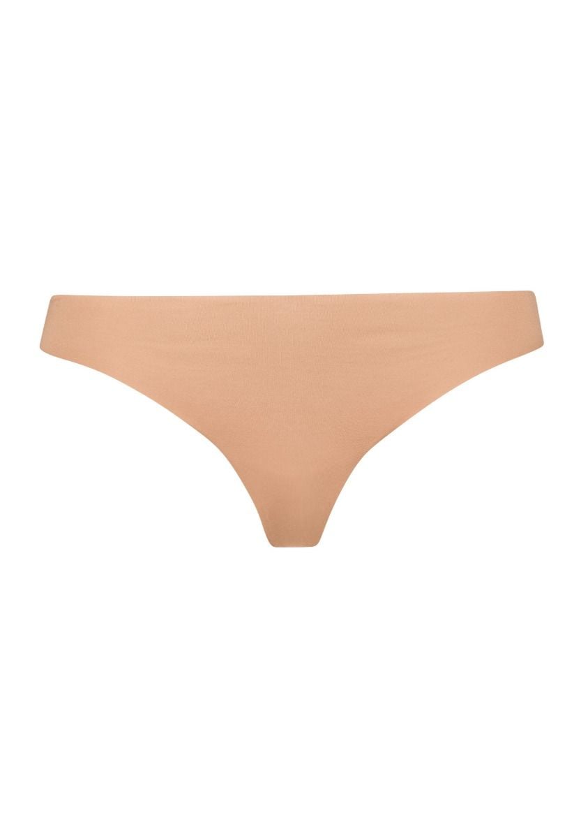 Hanro Basic Invisible Cotton Invisible Cotton Thong (071225) Beige