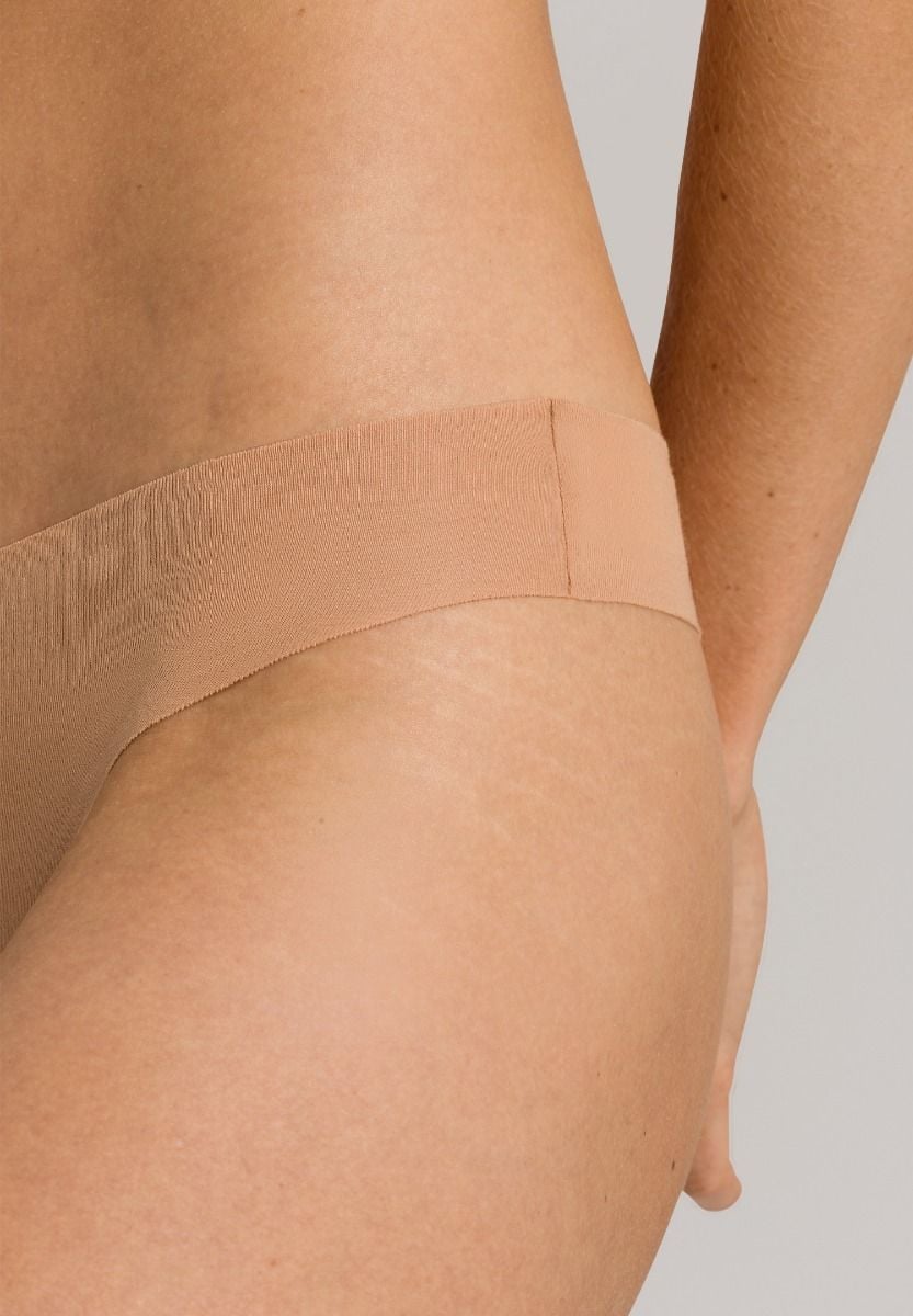 Hanro Basic Invisible Cotton Invisible Cotton Thong (071225) Beige