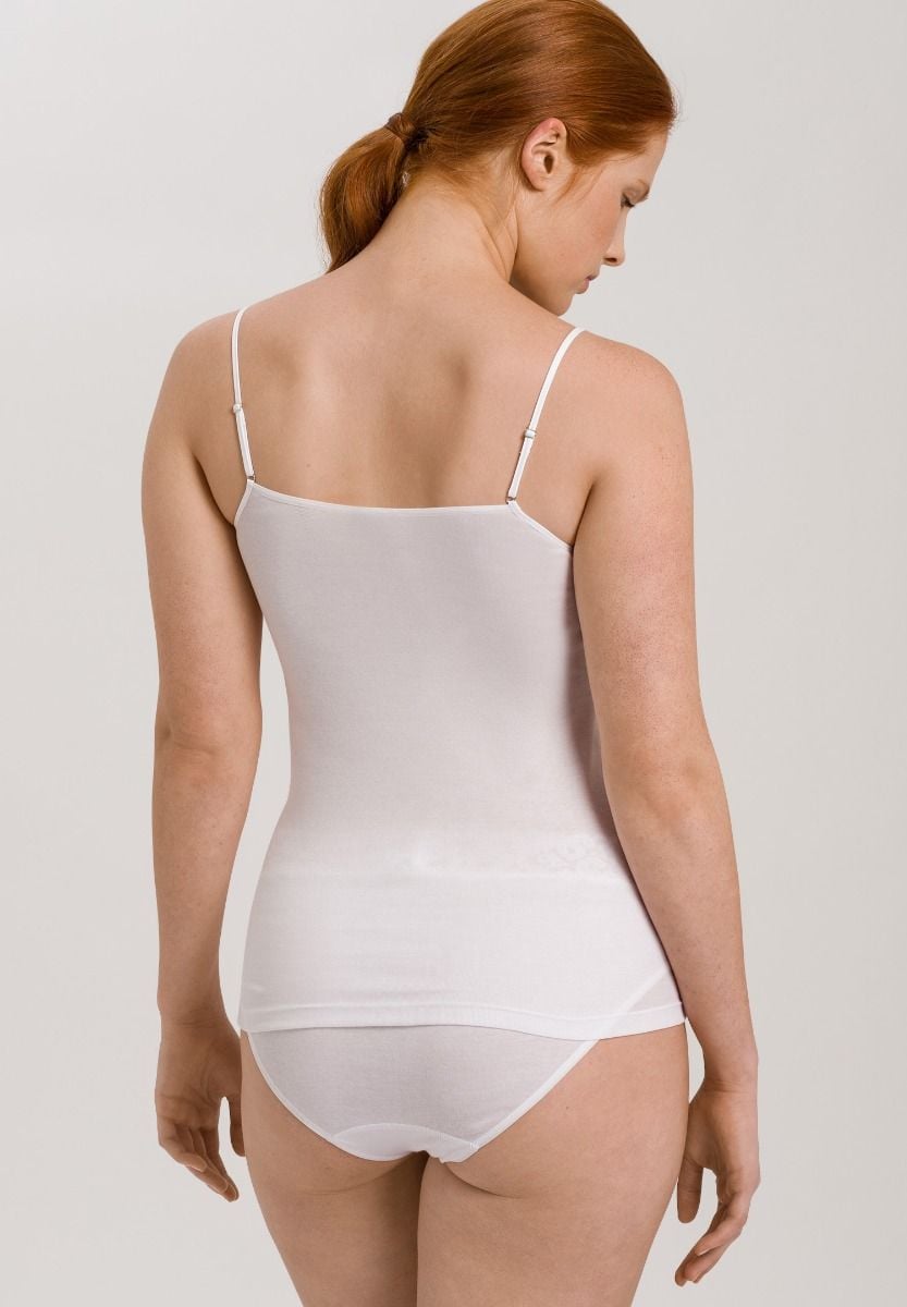 Hanro Basic Moments Moments Spaghetti Top (071448) White