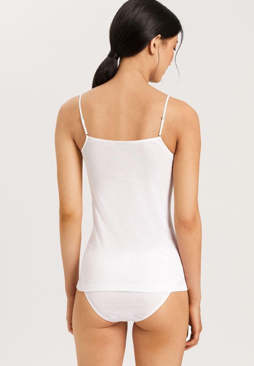 Hanro Basic Moments Moments Spaghetti Top (071484) White