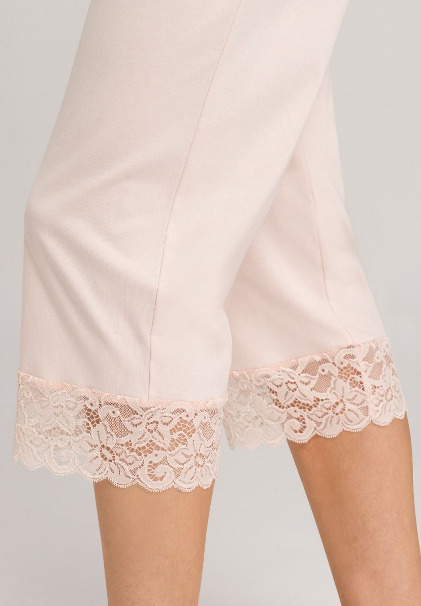 Hanro Basic Moments Nw Moments Nw 3/4 Slv Pajama (077928) Crystal Pink