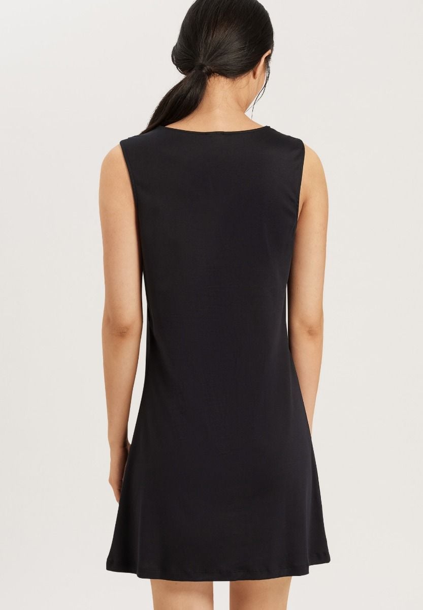 Hanro Basic Moments Nw Moments Nw Sleeveless Nightdress 90Cm (077929) Black