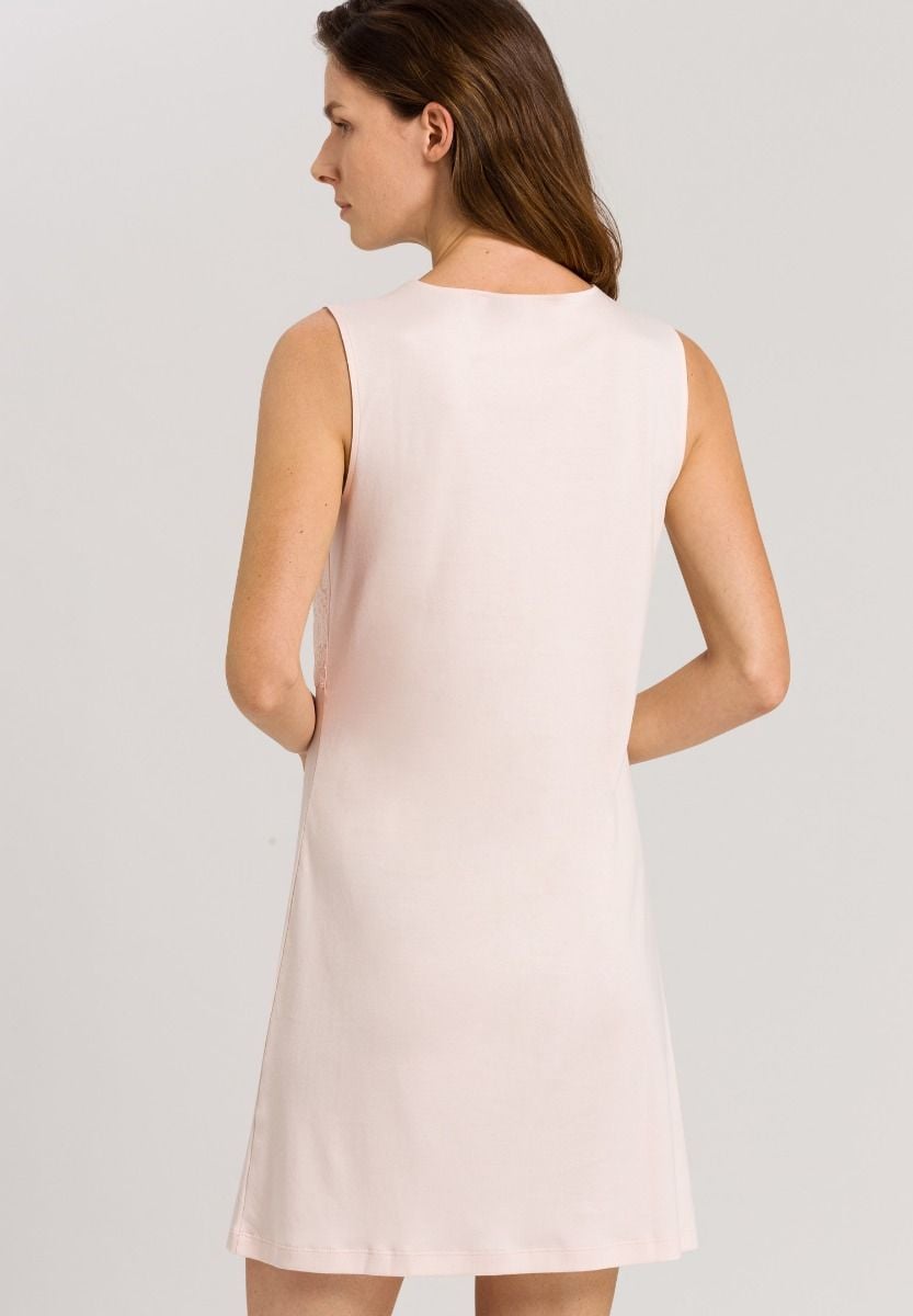 Hanro Basic Moments Nw Moments Nw Sleeveless Nightdress 90Cm (077929) Crystal Pink