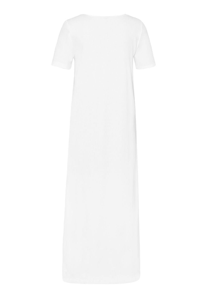 Hanro Basic Moments Nw Moments Nw S/Slv Nightdress 130Cm (077933) White