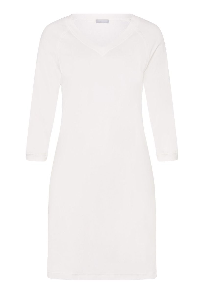 Hanro Basic Pure Essence Pure Essence 3/4 Slv Nightdress 90Cm (077948) Off White