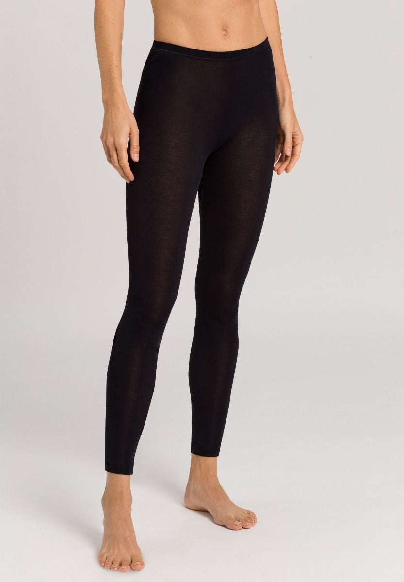 Hanro Basic Pure Silk Pure Silk Longleg (071710) Black