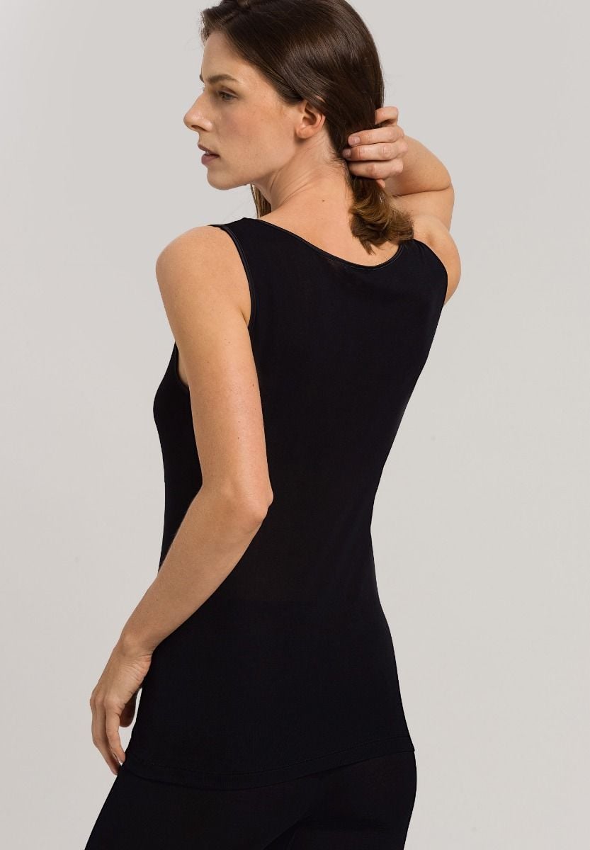Hanro Basic Pure Silk Pure Silk Top (071717) Black
