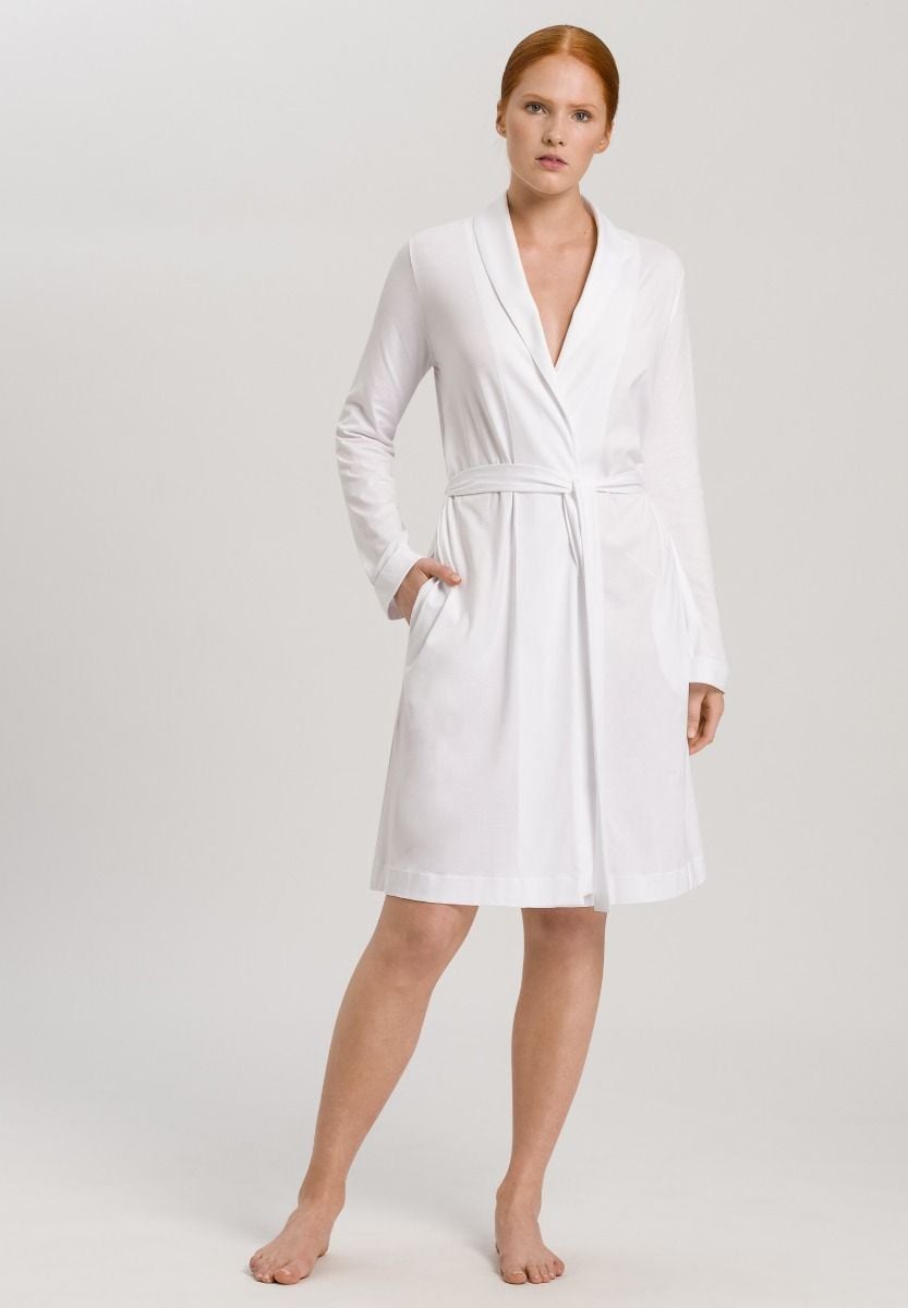 Hanro Basic Robe Selection Robe Selection Robe 100Cm (077302) White