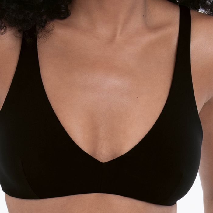 Rosa Faia Style Pure Top Bikini Top (M3 8780-1) Black