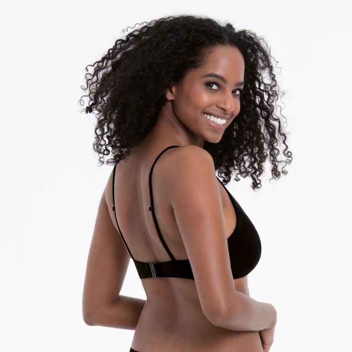 Rosa Faia Style Pure Top Bikini Top (M3 8780-1) Black