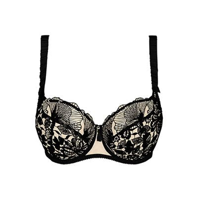 Empreinte Agathe 08204 Plunge Bra front view in Black
