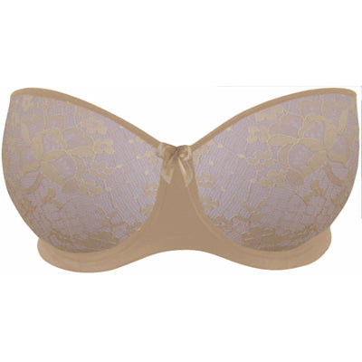 Empreinte Melody 3386 Strapless Bra front view in Caramel